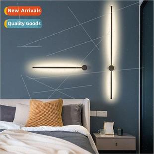 Scandinavian bedroom bedside lamp post-modern minimalist cre