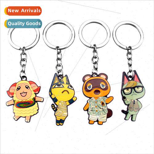 Anime  animal Mori Friends Association metal keychain cartoo