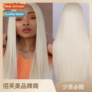 Wig female black long straight in distribution natural reali