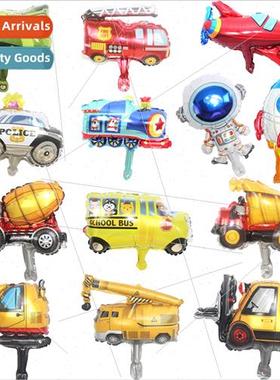 16 inch mini toy car aluminum film balloon tank police klift