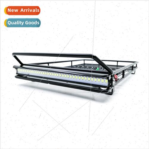 1/10 mulation Crawler ConMetal ggage Rack wh ghts Wrangler D