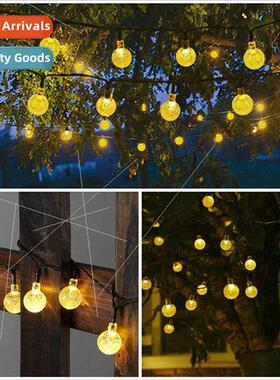 Garden ghts Outdoor Camping Solar ghts String 30LED Bubble B