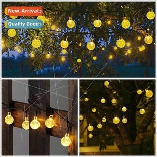 Camping Solar String Garden Bubble Outdoor 30LED ghts