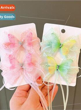 Children bow girls do not hurt hair ancient hair clips air f