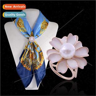 Korea corsage High-grade three-ring oil drip camellia pearl