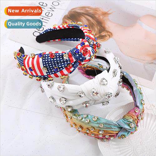 Hair accessories Europe new wide edge knot fabric hair bands