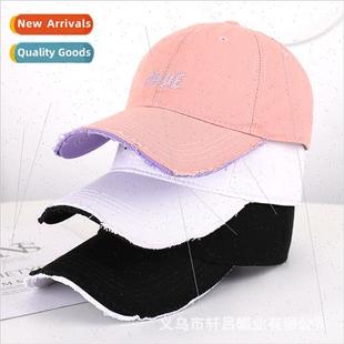 flow baseball fur ride hundred Korean female cap top soft