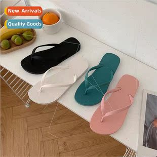 Couple flip-flops Korean ins tide fashion outside wear flat