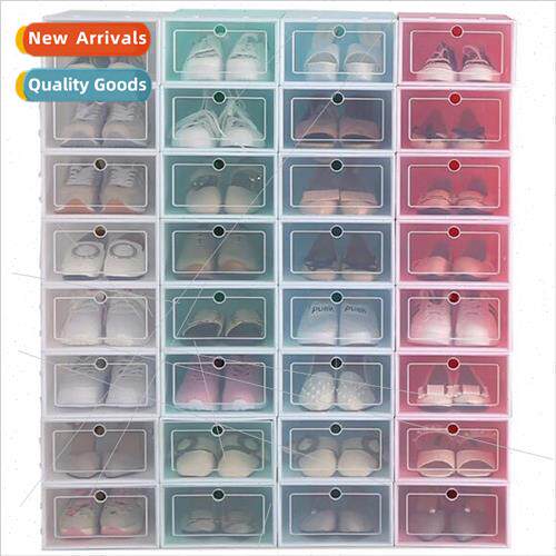 Thickened Shoe Box Transparent Shoe Box Plastic Flip d Drawe