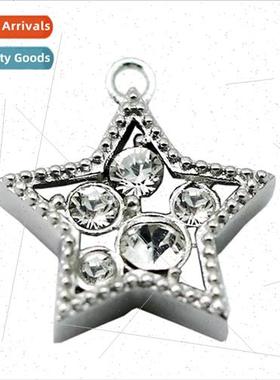 Unset accessories 925 silver jewelry creative star pendant d