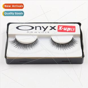 Only 1.5  a pair new handmade eye lashes black stems eye end
