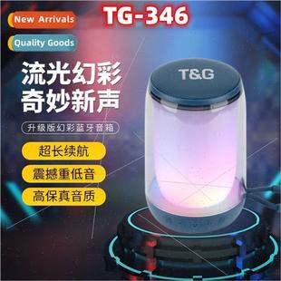 speaker bluetooth cool colorful screen TG346 full pulsating