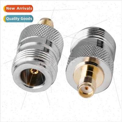 Coaxial RF connector N female to SMA female female female fe