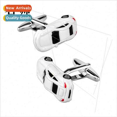 Europe car-shaped cufflinks male whe lacquer business mal Fr