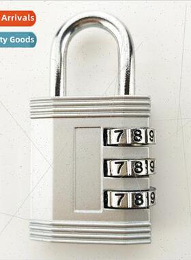 321 large 3-word wheel metal zinc alloy combination lock lug