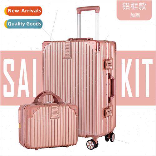 Student trolley case aluminum frame 24 inch mother case fema