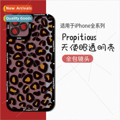 Women Leopard Sexy Phone Case Apple 13 Transparent Soft Case