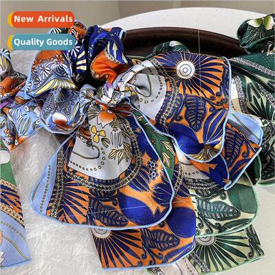 French Flutter Large Intestine Ring Headband Printed Vintage
