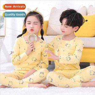 warm fleece girls Children marki boys set 2021 underwear