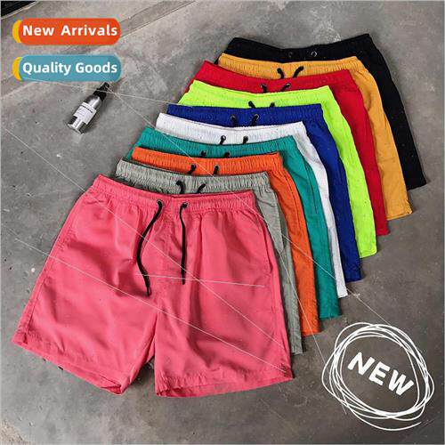 2023 Summer men casual shorts candy color five pants men ten