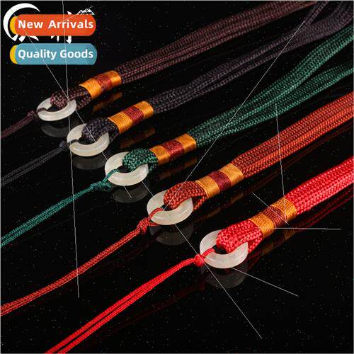 Wide rope B-ring handle rope hand-woven lanyards play jade p