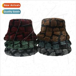 thickened warm fur 2023 hat winter fisherman imation autumn