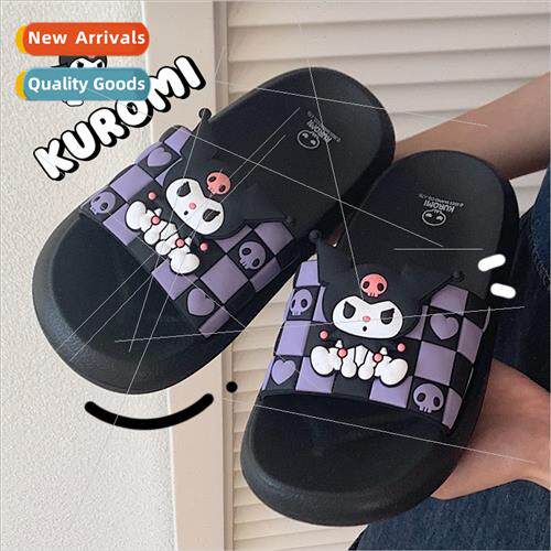 IP    Sanrio new cute Kuromi slippers EVA ad sh feeling home
