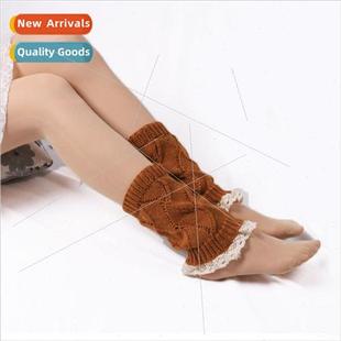Leg Lace Warmers Knted Covers Chunky Sock Woolen