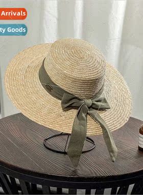 Spring summer seaside vacation sunshade breathable straw wov