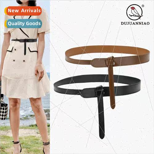 Knot belt female wide dress personalized fashion versatile l