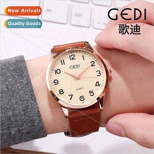 Casual Women Watch Classic Large Dial Couple Wrist Watch mpl