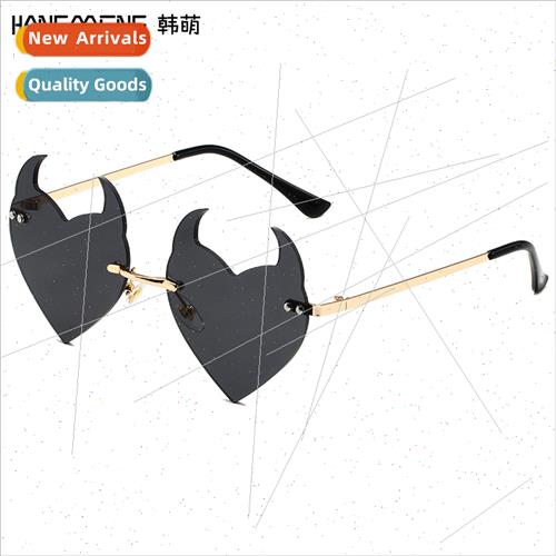 new Europe fashion Bullwinkle irregular sunglasses personali