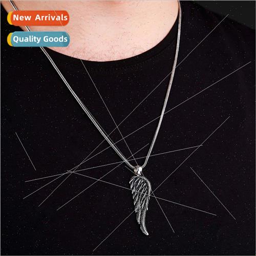 Europe ins angel wings necklace 适用men women personalized p