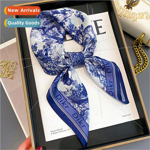 2022 Mori fashion Yangqi spring summer 70 silk square scarf