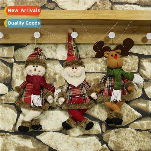 Christmas decoration snowman old man doll pendant Christmas