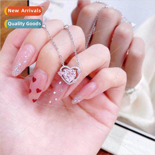 King Glory Guardian Heart Necklace Women che Collarbone Chai
