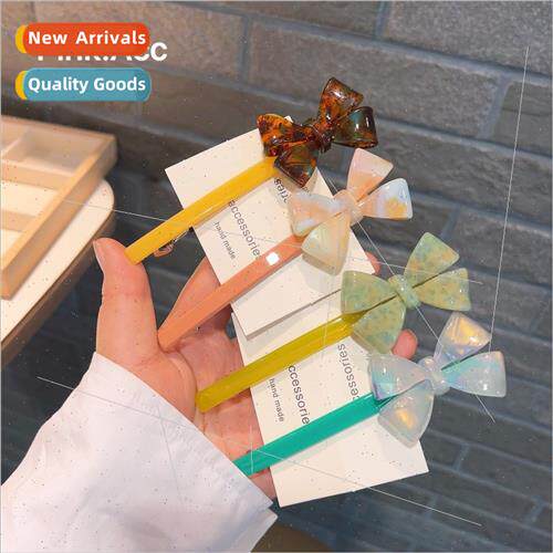 Plate hair awesome ~ acetate bow hair clips back head a word