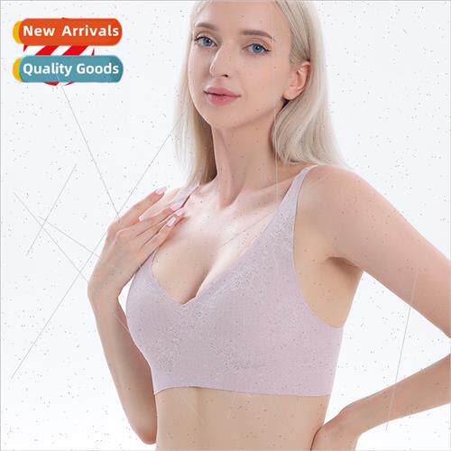 Steel ringless silk bra fall new female nude back buckle gat