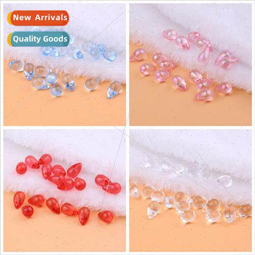 8*13mm water drop beads loose beads hairpin materials diy ha