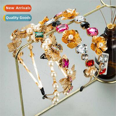 Europe personalized creative double rows crossed metal butte