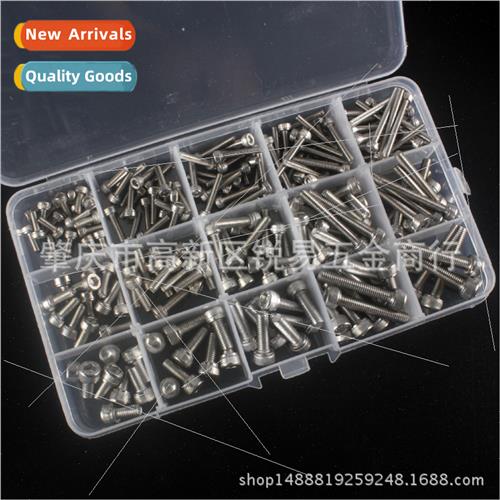 200pcs box M3M4M5 304 cup head hexagon sockethead cap screws