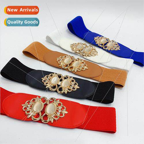 Down jacket belt women versatile dress decorative belt elast