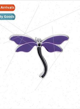 creative cartoon cute animal dragonfly oil drop brooch bag s