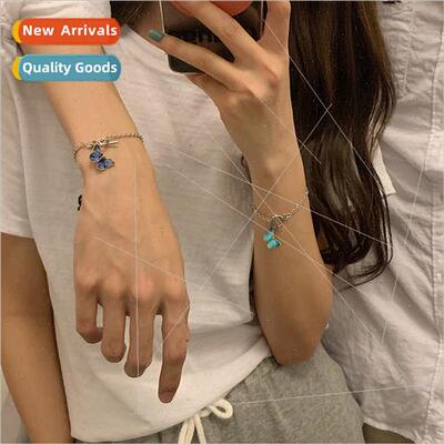 Korea ins niche sense cold wind simple student couple jewelr