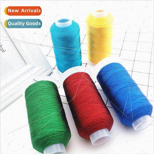 Gold lver Colorful lk Thread Handmade Weaving Winding Thread