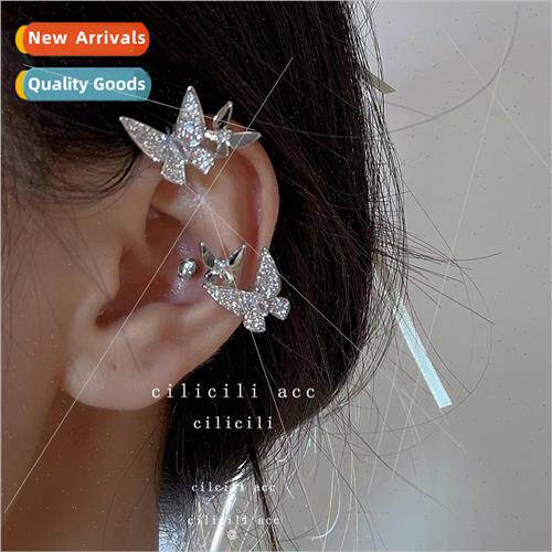 Butterfly ear hooks female sense niche ear bone clips whout