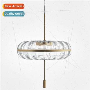 ripple water glass chandelier luxury Creative light pumpkin