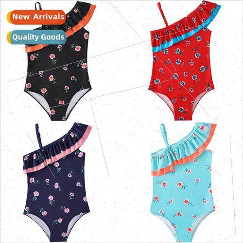 2023 New Europe Childrens One-piece Swimsu Womens Older and
