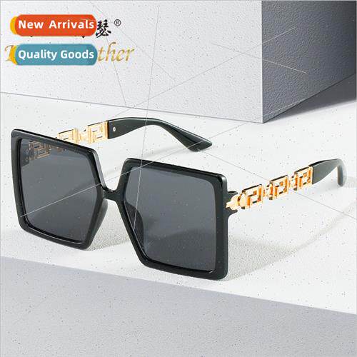 Fashion Trend Chain Leg Square Frame M328 Europe Women Sungl