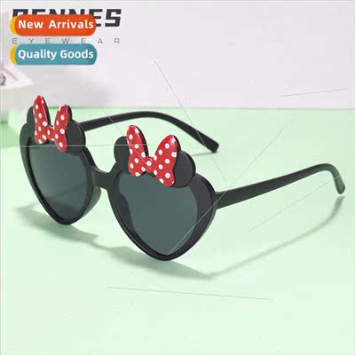 New Minnie children sunglasses baby sunglasses anti-ultravio